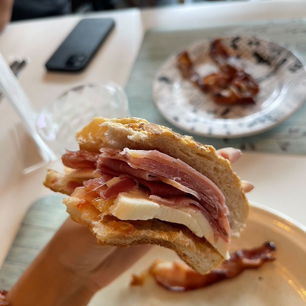Cafe Paris - Prosciutto Mozzarella and tomato, so good! - Creperies Near Me - Metuchen, New Jersey