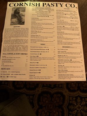 Menu photo 2 Cornish Pasty Glendale, AZ