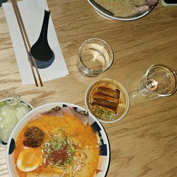 Tonchin - Spicy tan tan noodles and their standard ramen - Ramen Near Me - Brooklyn, New York