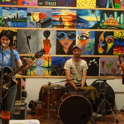 Wet Paint Chicago - We can host music nights and small shows - please contact us for more info at wetpaintchicago@gmail.com
