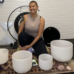 Syncing Into Bliss - Preparing for a company sound healing for Sports and Family Care Clinic in Phoenix
