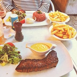 Friture René - Steak béarnaise et filet américain traditionnel