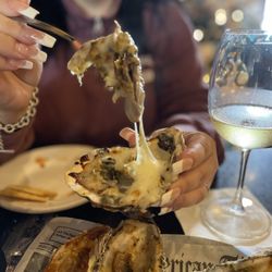 Dupuys Seafood & Steak - Grilled Oysters Rockefeller