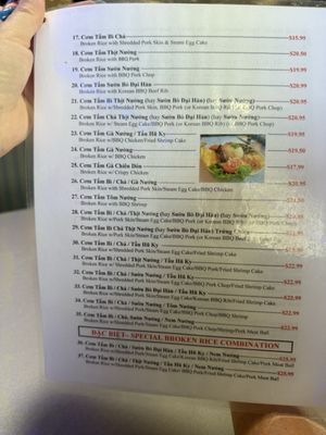 Menu photo 2 Pho Thin Ha Noi Milpitas, CA