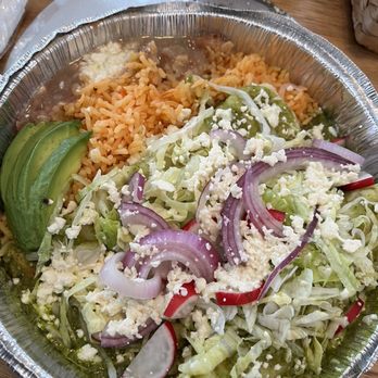 El Tenampa - Enchiladas with green sauce ($16, delivery) - ok - Mexican Near Me - Bridgeport, Connecticut El Tenampa - Enchiladas with green sauce ($16, delivery) - ok - Mexican Near Me - Bridgeport, Connecticut