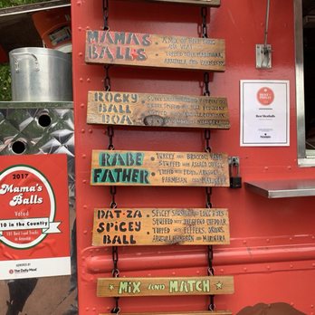 Mama's Meatballs - The menu and descriptions - Food Trucks Near Me - Pennsauken, New Jersey