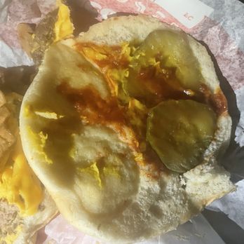Burger King - Disaster! Assembly appearance is not appealing! - Burgers Near Me - Detroit, Michigan