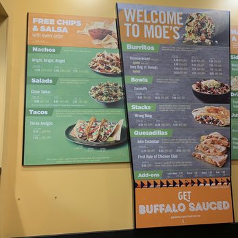 Moe's Southwest Grill - Menu - Mexican Near Me - Franklin Square, New York Moe's Southwest Grill - Menu - Mexican Near Me - Franklin Square, New York