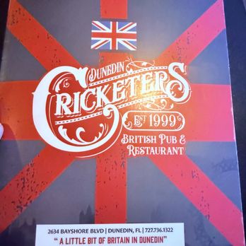 Cricketers British Pub & Restaurant - Dunedin - Menu! - Pubs Near Me - Dunedin, Florida Cricketers British Pub & Restaurant - Dunedin - Menu! - Pubs Near Me - Dunedin, Florida