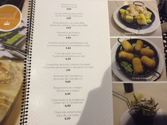 Menu photo 6 Brisa Sin Prisa Barcelona, B
