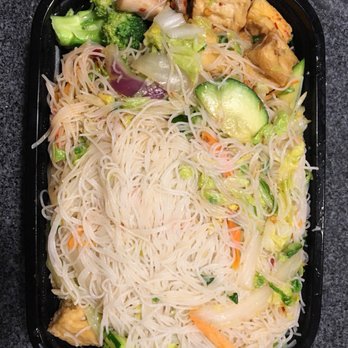 Asian Harbor - Vegetable mei fun with tofu and added spicy. - Asian Fusion Near Me - Indianapolis, Indiana