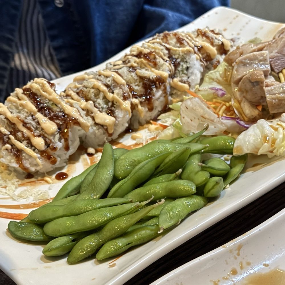 Chopstix - Crunchy Roll/Grilled Ch Salad/Edamame Special - Sushi Bars Near Me - San Diego, California Chopstix - Crunchy Roll/Grilled Ch Salad/Edamame Special - Sushi Bars Near Me - San Diego, California