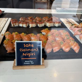 Buri Buri - Salmon nigiri - Japanese Near Me - Burlingame, California Buri Buri - Salmon nigiri - Japanese Near Me - Burlingame, California