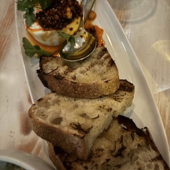 Oddfish - Chili burrata with Fyfe sourdough - Seafood Near Me - Vancouver, British Columbia