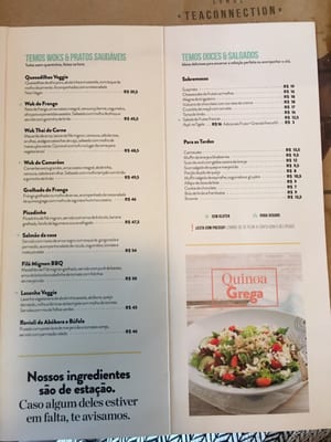Menu photo 2 Tea Connection São Paulo, SP Menu photo 2 Tea Connection São Paulo, SP