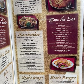 Brad's Restaurant - Menu 8.7.25 - Seafood Near Me - Pismo Beach, California Brad's Restaurant - Menu 8.7.25 - Seafood Near Me - Pismo Beach, California