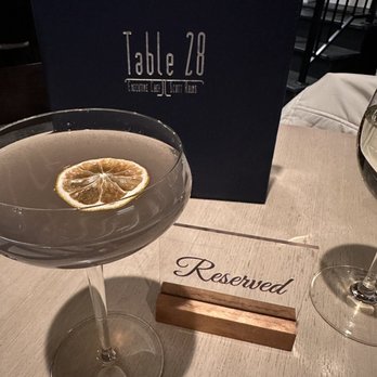 Table 28 - Gin cocktail, not positive of the name as it was to be featured on their new menu that hadn't been released yet. - New American Near Me - Little Rock, Arkansas Table 28 - Gin cocktail, not positive of the name as it was to be featured on their new menu that hadn't been released yet. - New American Near Me - Little Rock, Arkansas