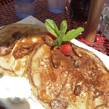 Kitsch'n On Roscoe - Phat Jacks- cinnamon sugar, whipped cream, caramel drizzle, candied pecans - Breakfast & Brunch Near Me - Chicago, Illinois Kitsch'n On Roscoe - Phat Jacks- cinnamon sugar, whipped cream, caramel drizzle, candied pecans - Breakfast & Brunch Near Me - Chicago, Illinois