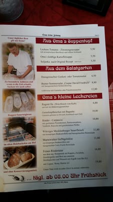 Menu photo 3 Oma's Küche Binz, MV