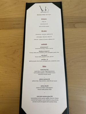 Menu photo 8 BB's Jacksonville, FL