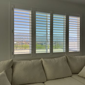 Purrfect Shutters - living room - Shades & Blinds Near Me Purrfect Shutters - living room - Shades & Blinds Near Me