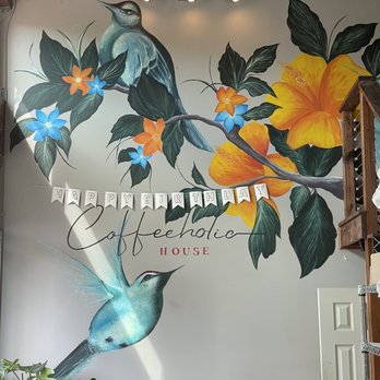 Coffeeholic House - Inside mural - Coffee & Tea Near Me - Seattle, Washington Coffeeholic House - Inside mural - Coffee & Tea Near Me - Seattle, Washington