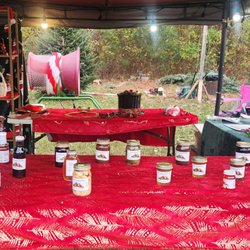 Penny Road Christmas Trees - We also sell delicious NC honey, unique Jams, & Savory Jars. We can make a basket & have unique items that would make great gifts.