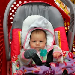 Target - Hanging with baby!