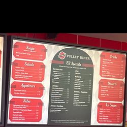 Pulley Diner - Menu