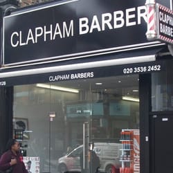 Clapham Barbers - The view of the barbershop from outside.