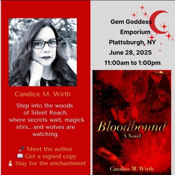 Gem Goddess Emporium - Candice Wirth Book Signing - Gemstones & Minerals Near Me - Plattsburgh, New York Gem Goddess Emporium - Candice Wirth Book Signing - Gemstones & Minerals Near Me - Plattsburgh, New York
