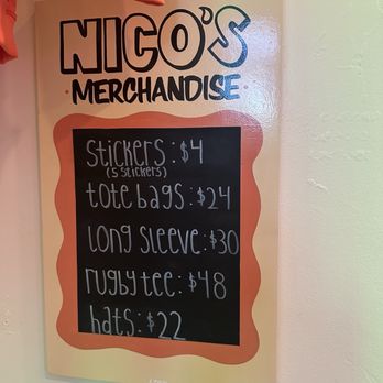 Nico's Ice Cream - Merchandise - Ice Cream & Frozen Yogurt Near Me - Santa Cruz, California