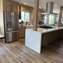 My island and counters in the kitchen. My island and counters in the kitchen.