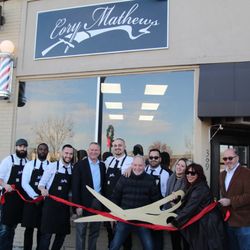 Cory Mathews Men's Grooming - Grand Opening ceremony with Major Skibitsky