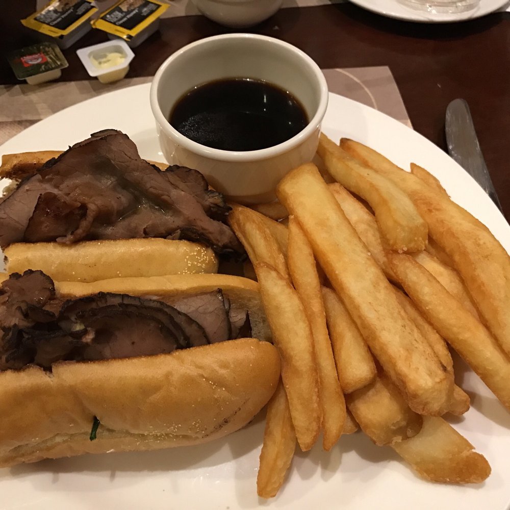 Sage Cafe - French dip with a side of fries - American Near Me - Lakeside, California Sage Cafe - French dip with a side of fries - American Near Me - Lakeside, California