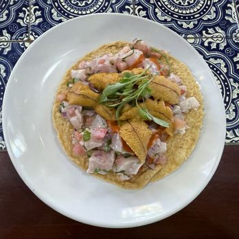 Holbox - Kanpachi & Uni Tostada - Latin American Near Me - Los Angeles, California