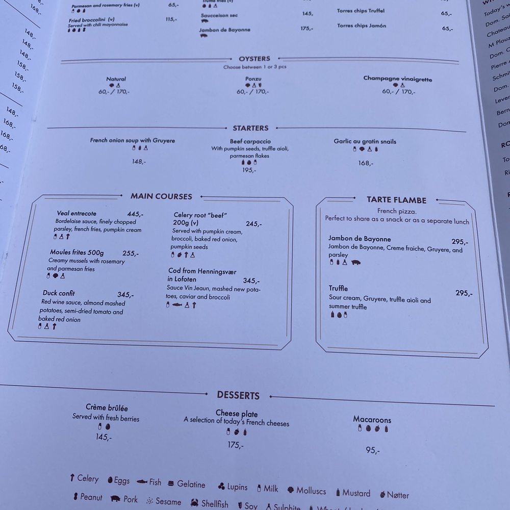 Pastis - Dinner menu - Professional Services Near Me - Oslo, 03