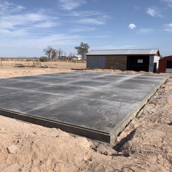 Southwest Building Solutions - The concrete pad- super strong to hold tons of weight and 2 forklift and 12'high pallet stands! - General Contractors Near Me - Peoria, Arizona Southwest Building Solutions - The concrete pad- super strong to hold tons of weight and 2 forklift and 12'high pallet stands! - General Contractors Near Me - Peoria, Arizona