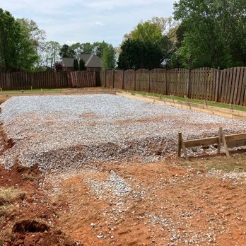 Baldwin Concrete - Pad form with gravel fill. Footer width approx 14" - Masonry/Concrete Near Me