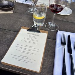 Den Burgh - 3-course menu for our table of 8