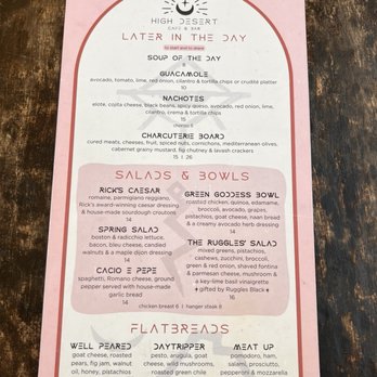 The Mystic - Menu - Venues & Event Spaces Near Me - Santa Fe, New Mexico