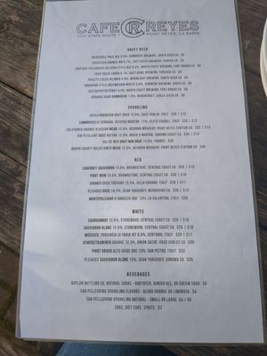 Menu photo 1 Cafe Reyes Point Reyes Station, CA