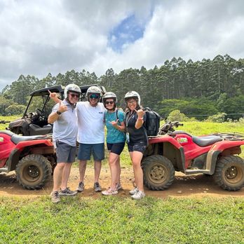 The Umauma Experience - Two couples with varying degrees of ATV experience, all had an incredible experience on this ride! - Ziplining Near Me - Hakalau, Hawaii The Umauma Experience - Two couples with varying degrees of ATV experience, all had an incredible experience on this ride! - Ziplining Near Me - Hakalau, Hawaii