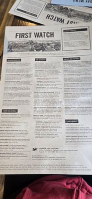 Menu photo 2 First Watch Kansas City, MO Menu photo 2 First Watch Kansas City, MO