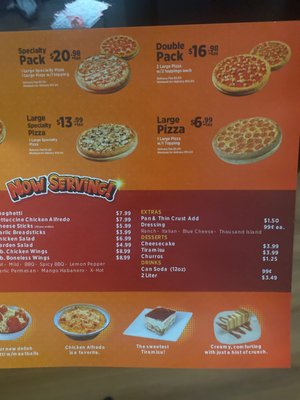 Menu photo 1 JV's Pizza El Paso, TX