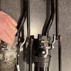 CleanHub Car Wash - 2018+ Jeep Wrangler or Gladiator wiper system bent/damaged linkage from Clean Hub forgetting to turn the drying roller off.