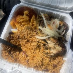 Kiwaz - Jerk chicken with a side of Mac n Cheese
