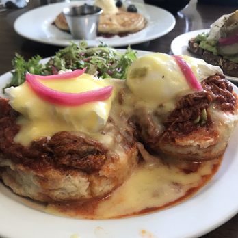 The Shop - Eggs Benny (with carne adovada) - Breakfast & Brunch Near Me - Albuquerque, New Mexico The Shop - Eggs Benny (with carne adovada) - Breakfast & Brunch Near Me - Albuquerque, New Mexico