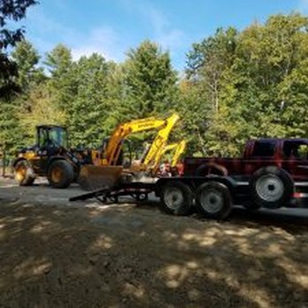 Forrest Excavation - a tractor and a loader - Masonry/Concrete Near Me - Mt Vernon, Maine