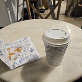 {petite} maman - My small black coffee and finished croissant lol - Bakeries Near Me - New York, New York